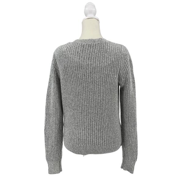 Abercrombie & Fitch Wrap Sweaters WMNS Gray S V-neck Long Sleeve Knit Comfort - Picture 4 of 8